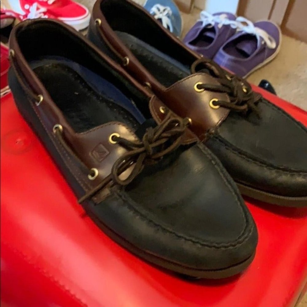 Sperry’s Boat Shoes Size 11.5. Solid condition.